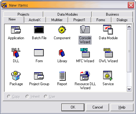 Create blank project