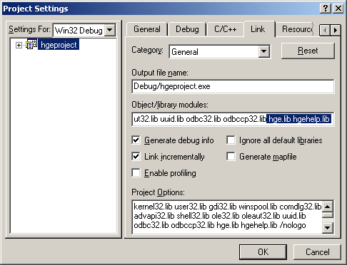 Adding import libraries to a project