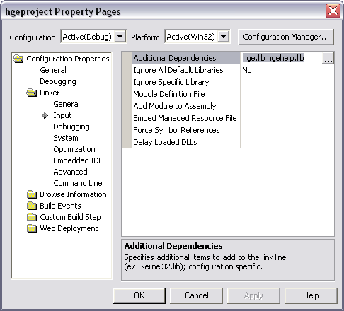 Adding import libraries to a project